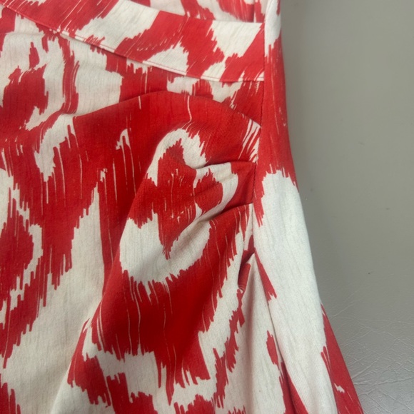 Spartina 449 Junetta Richmond Hill Ikat Orange Boho Midi Dress Size Small - Picture 10 of 16